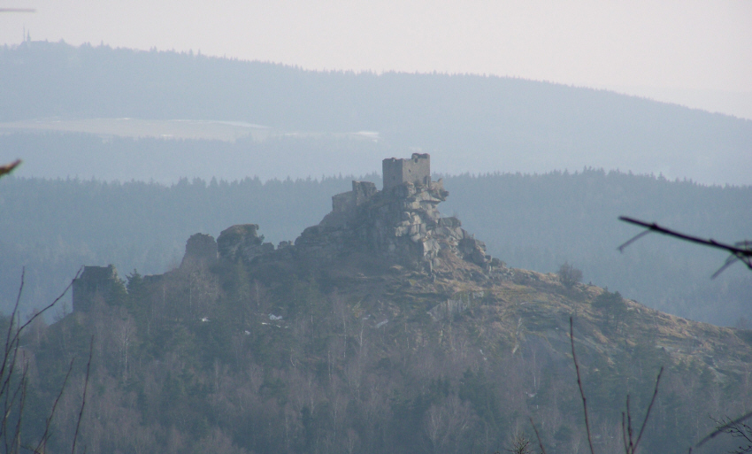 Fahrenberg und Burgruine Flossenbrg