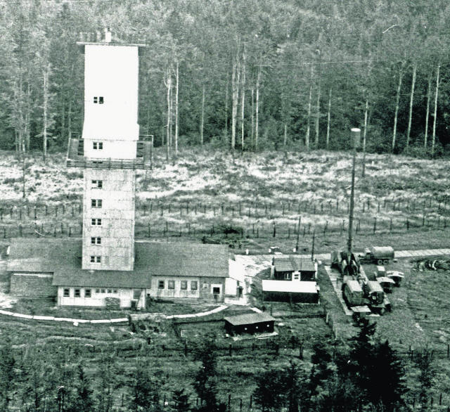 Ehemaliger Militrturm auf dem Rabenberg (Repro: B. Neumann)