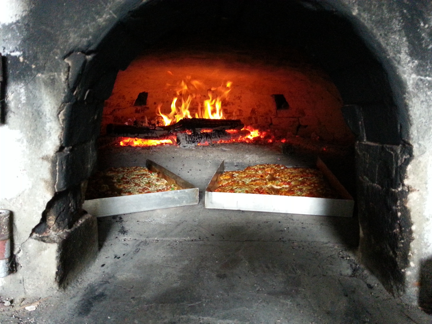 Pizzaschnitten im Backofen